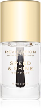 Makeup Revolution Speed & Shine vernis à ongles à séchage rapide transparent