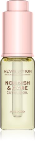 Makeup Revolution Nourish & Intensiv behandling til tørre negle og Med mandelolie |