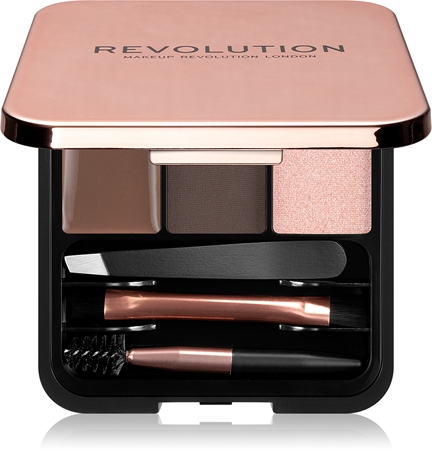Makeup Revolution Brow Sculpt Kit set pentru sprancene perfecte
