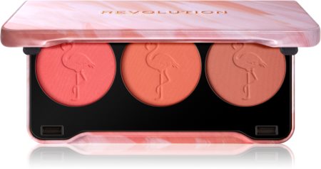 Makeup Revolution Flamingo paleta tvářenek