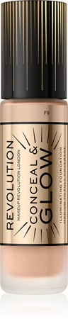 Revolution Conceal & Glow λαμπρυντικό μεικ απ για φυσική εμφάνιση