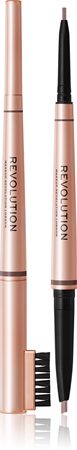 Makeup Revolution Balayage Brow двустранен молив за вежди с четка