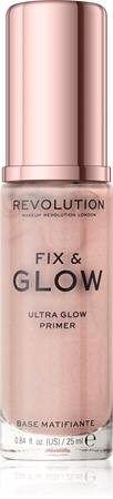 Makeup Revolution Fix & Glow bază pentru machiaj iluminatoare