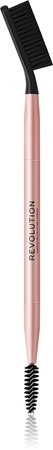 Makeup Revolution Create πινέλο διπλής όψης για τα φρύδια I.
