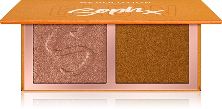 Makeup Revolution Soph X Face Duo highlighting palette