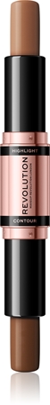 Makeup Revolution Fast Base dviejų atspalvių kontūravimo pieštukas