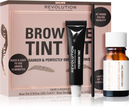 Makeup Revolution Brow Dye Tint Kit crème teintée sourcils
