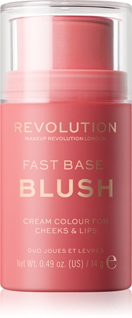 Makeup Revolution Fast Base stick bicolore lèvres et joues