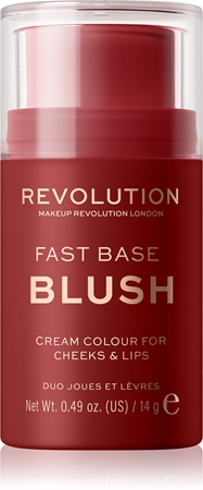Makeup Revolution Fast Base stick bicolore lèvres et joues