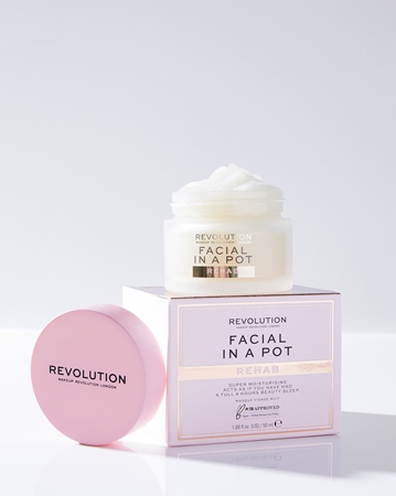 Makeup Revolution Rehab noční maska pro regeneraci a obnovu pleti
