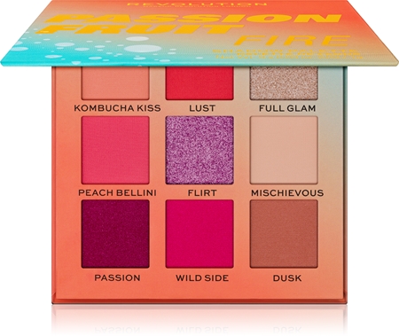 Makeup Revolution Hot Shot Passion Fruit paletka očních stínů