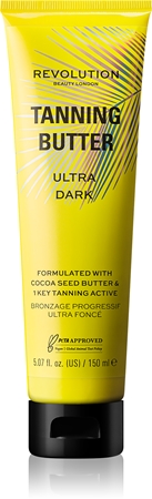 Makeup Revolution Beauty Tanning Butter подхранващо масло за тяло с автобронзиращ ефект