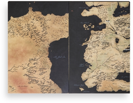 Makeup Revolution X Game Of Thrones Westeros Map Palett för ögonskugga