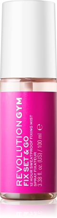 Makeup Revolution Gym fixační sprej na make-up pro dlouhotrvající efekt