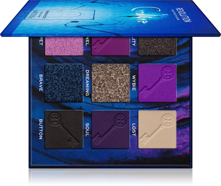 Makeup Revolution X Coraline The Secret Door akių šešėlių paletė