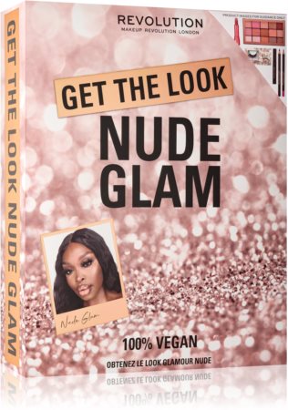 Makeup Revolution Get The Look Nude Glam ajándékszett (a tökéletes küllemért)