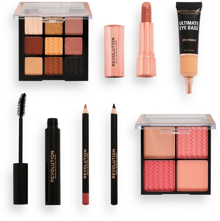 Makeup Revolution Get The Look Soft Glam gift set (for face and eyes)