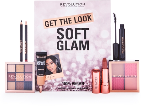 Makeup Revolution Get The Look Soft Glam gift set (for face and eyes)