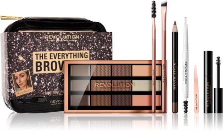 Makeup Revolution The Everything Brow Kit dárková sada (na obočí)