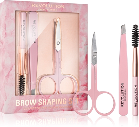 Makeup Revolution Brow Shaping σετ για τα φρύδια