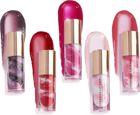 Makeup Revolution Ceramide Swirl hydratační lesk na rty