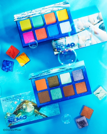 Makeup Revolution X Finding Nemo eyeshadow palette