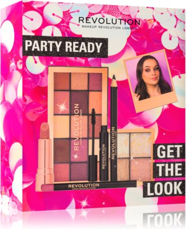 Makeup Revolution Get The Look Party Ready darilni set (za popoln videz)