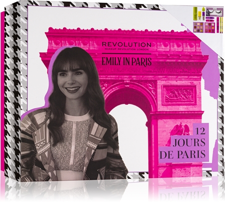 Makeup Revolution X Emily In Paris advent calendar 12 Days in Paris