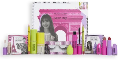 Makeup Revolution X Emily In Paris joulukalenteri 12 Days in Paris