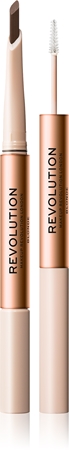 Makeup Revolution Fluffy Brow Filter Duo obojstranná ceruzka na obočie pre fixáciu a tvar