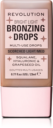 Makeup Revolution Bright Light Bronzing Drops tekutý bronzer