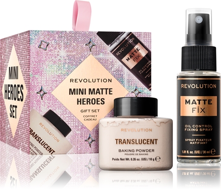 Makeup Revolution Xmass 2024 Mini Matte Heroes Presentförpackning för ansikte