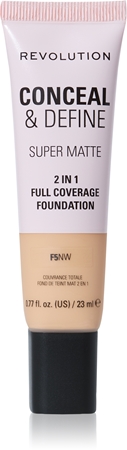 Makeup Revolution Conceal & Define matující make-up