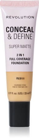 Makeup Revolution Conceal & Define matující make-up