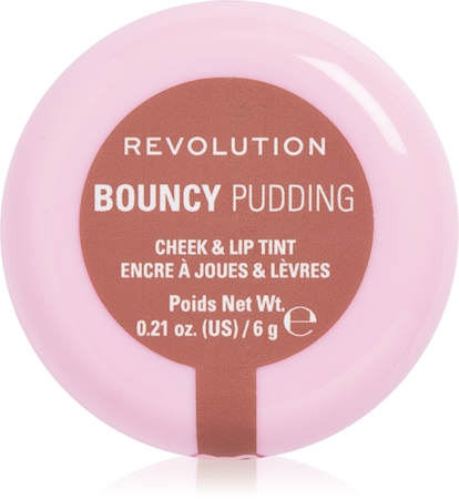Revolution Bouncy Pudding Lip & Cheek Multi-Purpose Makeup for Lips and Face