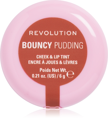 Revolution Bouncy Pudding Lip & Cheek Multi-Purpose Makeup for Lips and Face