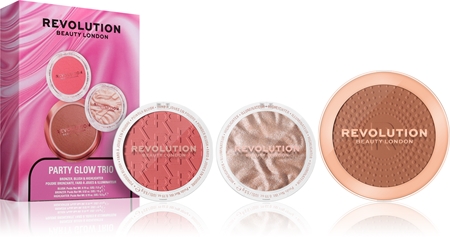 Revolution Party Glow Trio Presentförpackning med uppljusande effekt