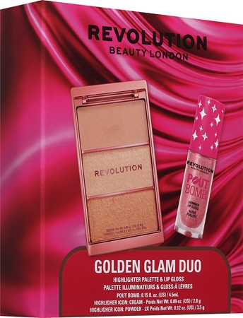 Revolution Golden Glam Duo Geschenkset