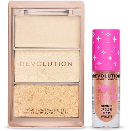 Revolution Golden Glam Duo gift set