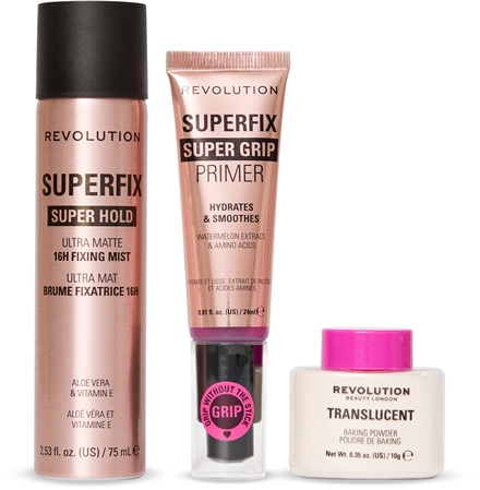 Revolution Superfix Bake Set gift set for the face
