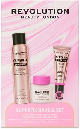 Revolution Superfix Bake Set gift set for the face