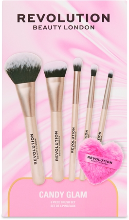 Revolution Candy Glam Brush Set sivellinsetti