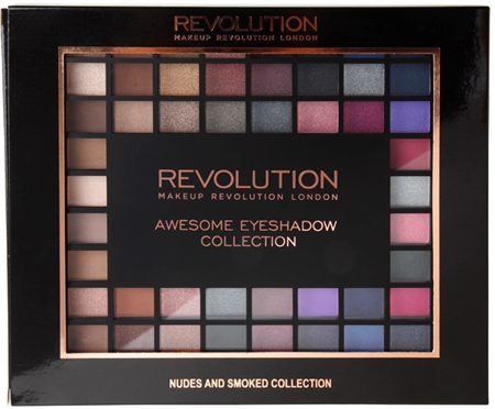 Makeup Revolution Nudes And Smoked Collection paleta očních stínů