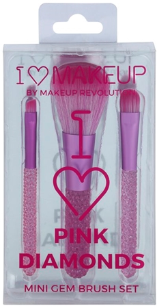 Makeup Revolution I ♥ Makeup Pink Diamonds Mini Brush Set