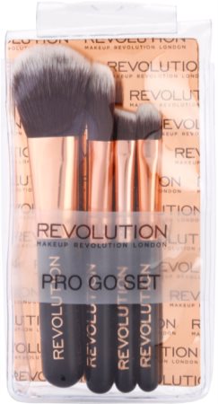 Makeup Revolution Pro Go Set set de mini brochas  estuche de viaje