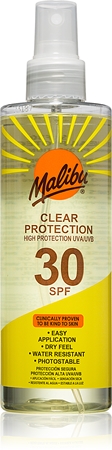 Malibu Clear Protection opaľovací sprej