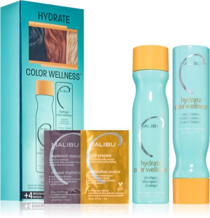 Malibu C Hydrate Color Wellness Collection Set (För färgat hår)