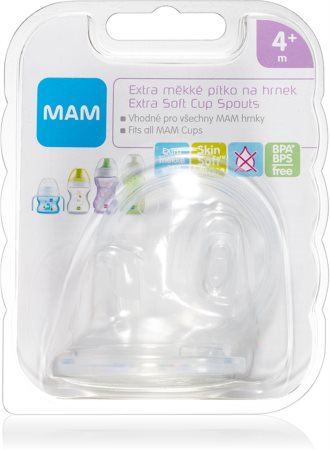 MAM Baby Bottles Extra Soft Cup Spout tetina de recambio