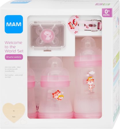 MAM Welcome to the World Pink coffret cadeau Pink (pour bébés)