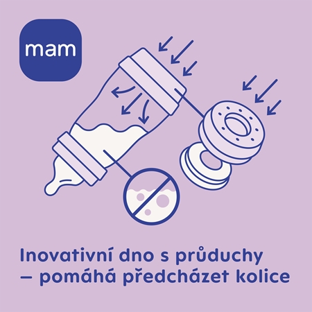 MAM Perfect Star Anti-colic Bottle antikoliková láhev